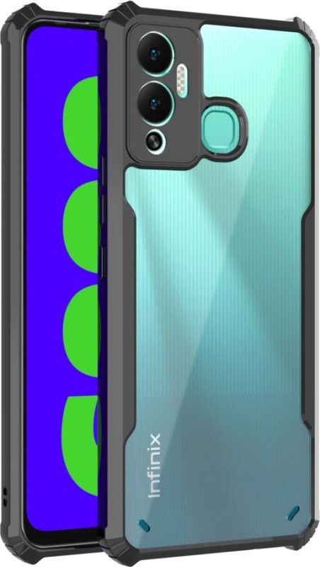 Instyle Back Cover for Infinix Hot 12 Play  (Black, Pack of: 1)
