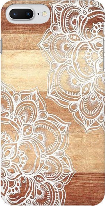 Coberta Case Back Cover for Apple iPhone 8 PLUS Back Cover wood with treadinational design Design Back Case For Apple iPhone 8 PLUS By Coberta  (Multicolor, Pack of: 1)