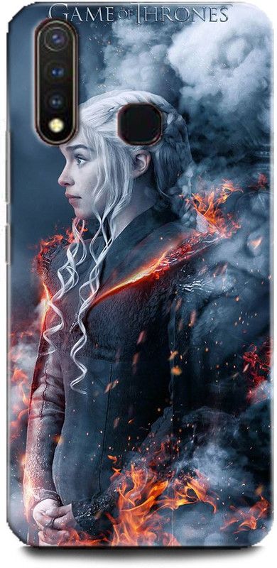 INDICRAFT Back Cover for Vivo U3 GAME OF THRONES, DRAGON, KHALEESI, QUEEN  (Multicolor, Hard Case, Pack of: 1)