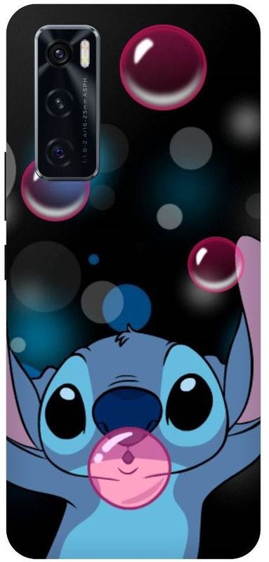 URCHIN Back Cover for Vivo V20SE stitch and leo, stitch, cartoon, disney, funny, cute  (Multicolor, Shock Proof, Pack of: 1)