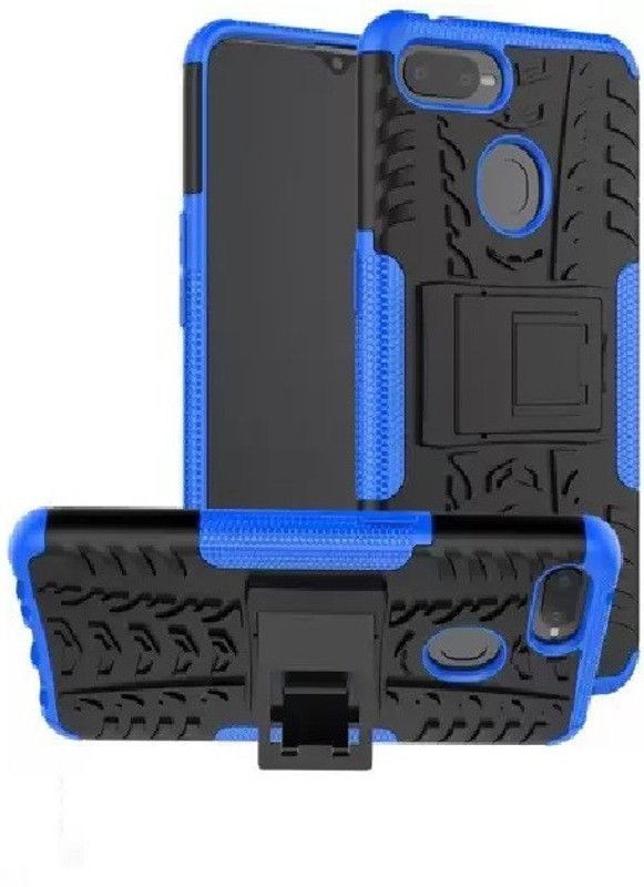 NewSelect Back Cover for Vivo Y81  (Blue, Grip Case, Pack of: 1)