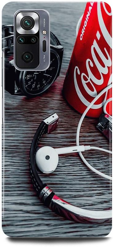 MRBE Back Cover for REDMI Note 10 Pro, COCA COLA MUSIC WATCH BACK COVER  (Multicolor, Hard Case, Pack of: 1)