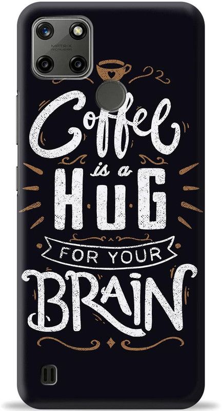 Coverpur Back Cover for Realme C25_Y  (Black, Shock Proof, Pack of: 1)