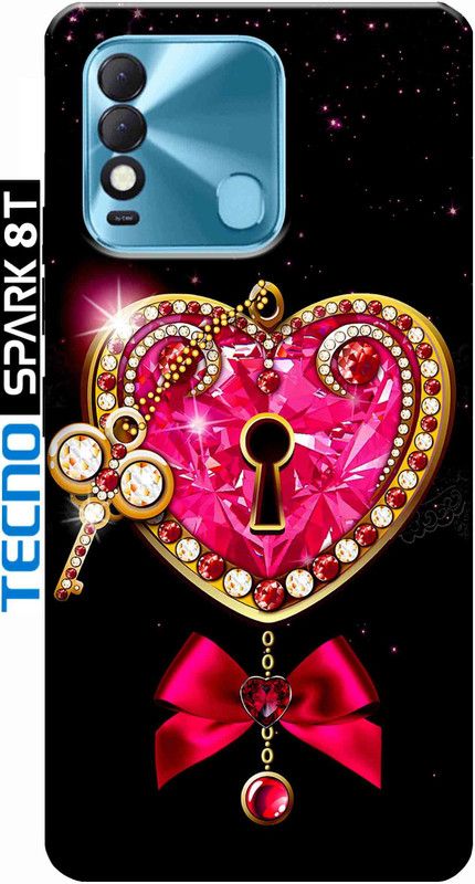Burdak Back Cover for Tecno Spark 8T 2765  (Multicolor, Dot View, Silicon, Pack of: 1)