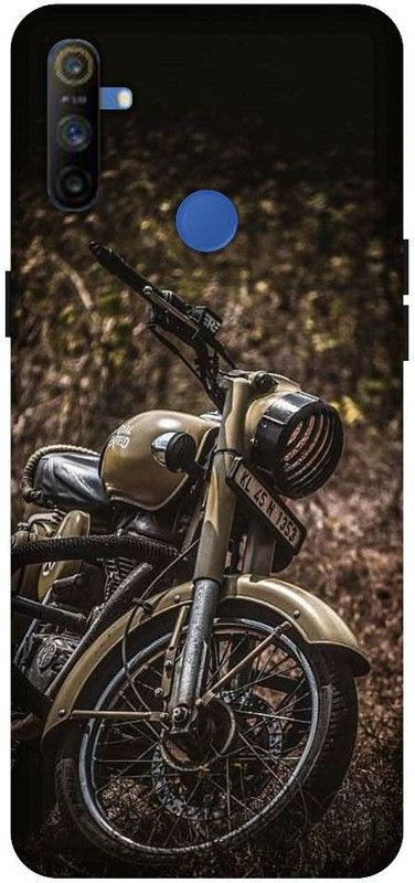 SSMORYA Back Cover for Realme Narzo 20A, Classic Bike Printed Back Cover  (Multicolor, Hard Case, Pack of: 1)