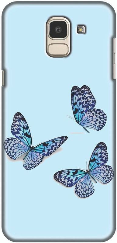 HELLO CASE Back Cover for Samsung Galaxy J6, Samsung Galaxy On6  (Blue, Hard Case)