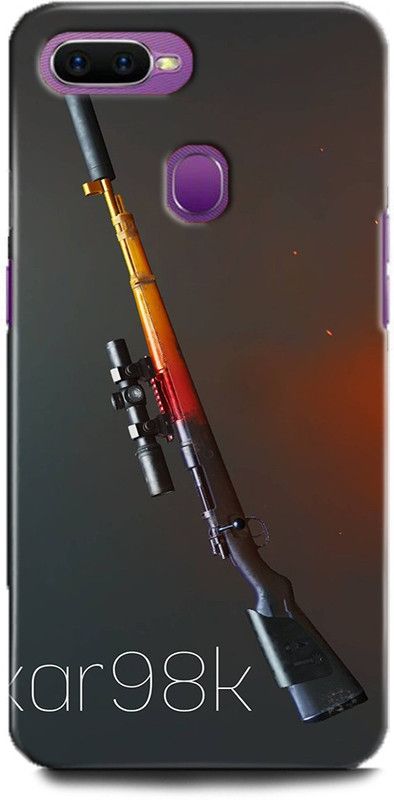 Afterglow Back Cover for Oppo A7 PUBG, KAR98, PUBG LOVER, PUBG GAME, PUBG LOVE, CHICKEN DINNER  (Multicolor, Shock Proof, Pack of: 1)