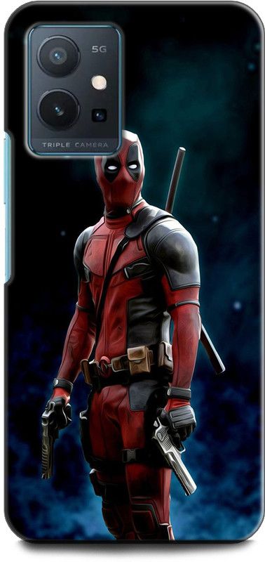 INDICRAFT Back Cover for IQOO Z6 5G DEADPOOL, FUNNY , COMIC, MARVEL, SUPERHERO, COMIC  (Multicolor, Shock Proof, Pack of: 1)