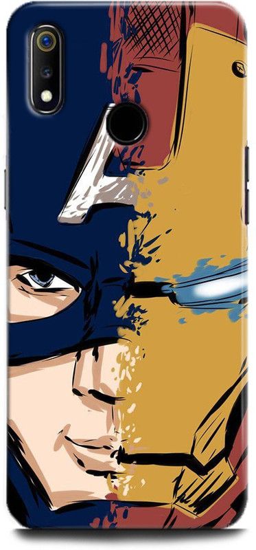 Afterglow Back Cover for Realme 3i IRON MAN, LOVE YOU 3000, SUPERHERO, TONY STARK, MARVAL, COMIC  (Multicolor, Shock Proof)
