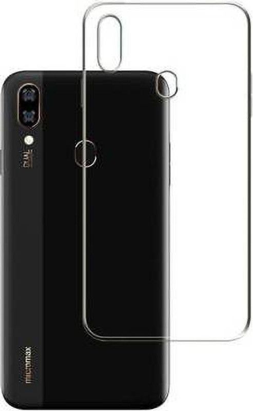 NIMMIKA ENTERPRISES Back Cover for MICROMAX INFINITY N12 BACK COVER  (Transparent, Shock Proof, Silicon, Pack of: 1)