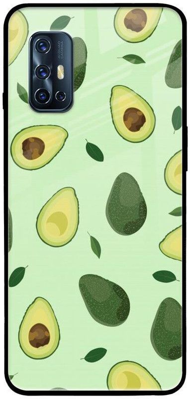 QRIOH Back Cover for Vivo V19  (Green, Grip Case, Silicon)