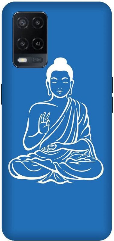 UMPRINT Back Cover for Oppo A54/CPH2239 God Buddha Printed Back Cover  (Multicolor, Hard Case, Pack of: 1)