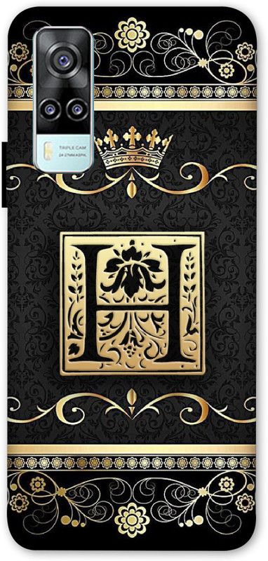 BIMBLE Back Cover for Vivo Y31, Vivo Y51  (Gold, Hard Case, Pack of: 1)