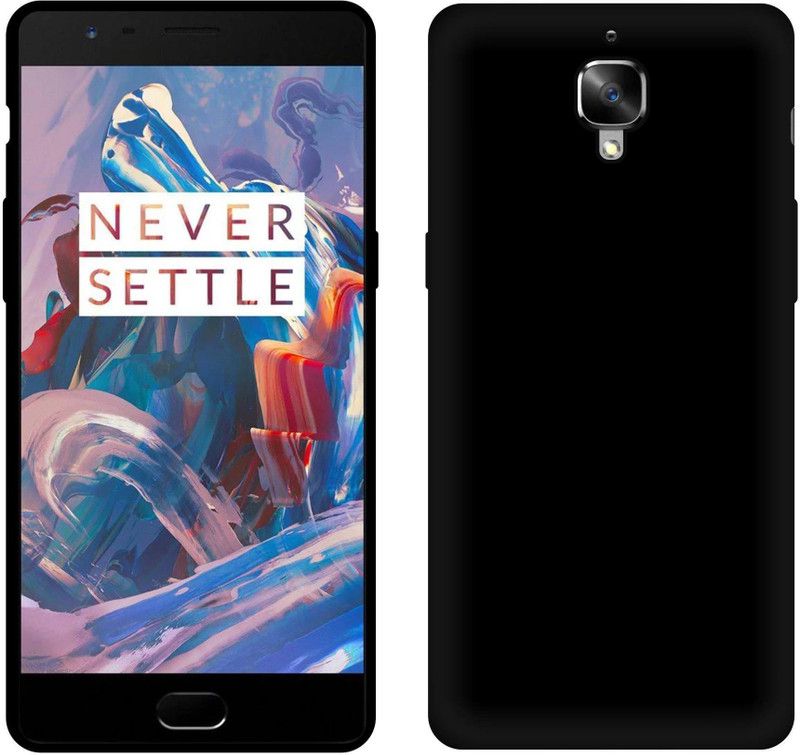CASE CREATION Back Cover for One Plus Three 2016  (Black, Grip Case, Pack of: 1)