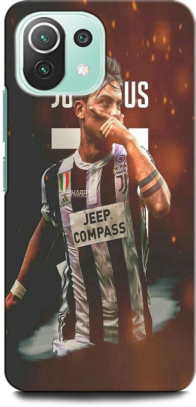 GRAFIQE Back Cover for Mi 11 Lite, Xiaomi 11Lite NE PAULO DYBALA. FOOTBALLER, JUVENTUS, ADIDAS  (Multicolor, Shock Proof, Pack of: 1)