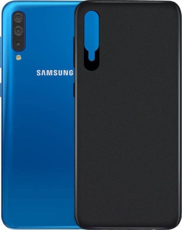 ROYALBASE Back Cover for SAMSUNG GALAXY A50  (Black, Grip Case, Silicon, Pack of: 1)