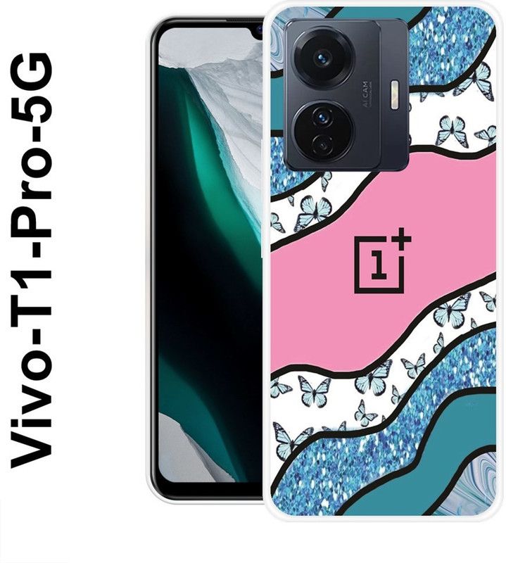 JAIKARA Back Cover for Vivo T1 Pro 5G  (Multicolor, Dual Protection, Silicon, Pack of: 2)