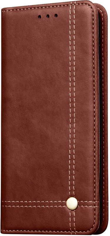 Pirum Wallet Case Cover for Motorola Moto G6  (Brown, Dual Protection, Pack of: 1)