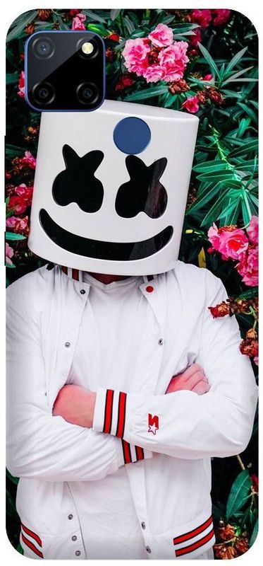 URCHIN Back Cover for Realme C12 Marshmello, EDM, DJ, Famious, marshmello, singer  (Multicolor, Shock Proof, Pack of: 1)