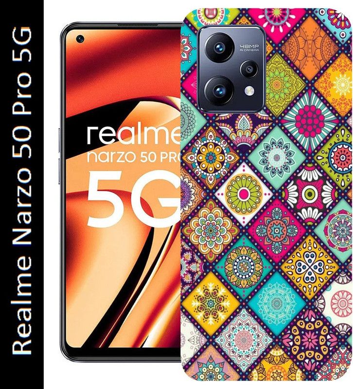 Ghumakkad Back Cover for Realme Narzo 50 Pro 5G, Narzo 50 Pro 5G  (Multicolor, Grip Case, Silicon, Pack of: 1)