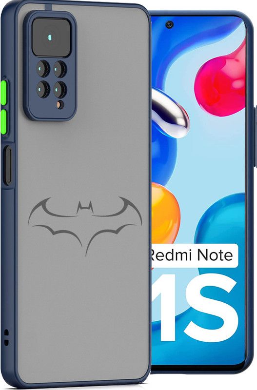 Lilliput Back Cover for Mi Redmi Note 11S 5G  (Blue, Matte Finish)