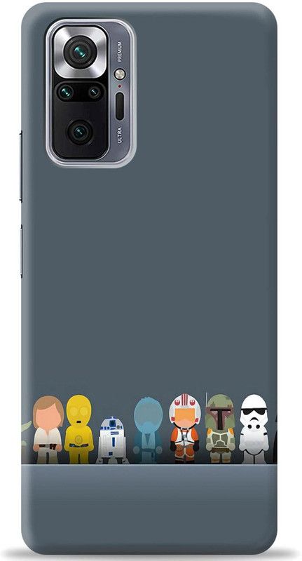 Loffar Back Cover for Mi Redmi Note 10 Pro  (Blue, Shock Proof)