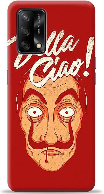 Swagr Back Cover for Oppo F19s  (Red, Orange, Pack of: 1)