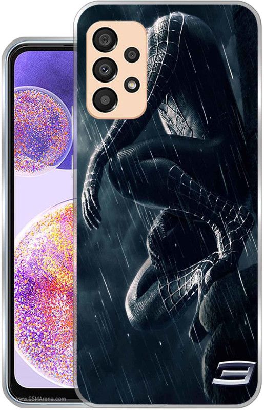 Vascase Back Cover for Samsung Galaxy A73 5G  (Black, Blue, Silicon, Pack of: 1)