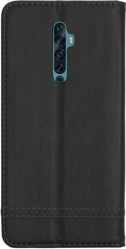 Dg Ming Wallet Case Cover for Oppo Reno2 F / Reno 2F & Reno2 Z / Reno 2Z  (Black, Dual Protection, Pack of: 1)