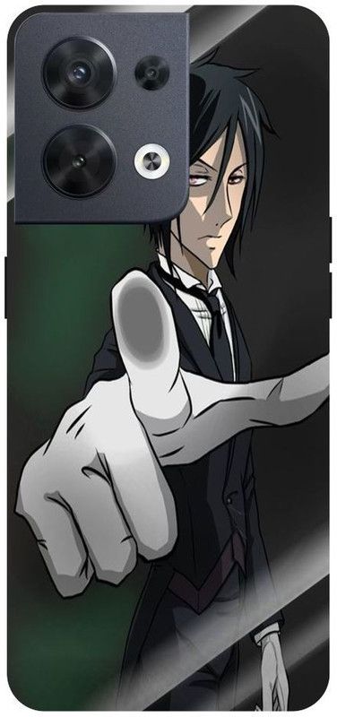 Wall Art Back Cover for OPPO RENO 8 (5G) naruto, Mask, Goku Printed  (Multicolor, Dual Protection, Pack of: 1)