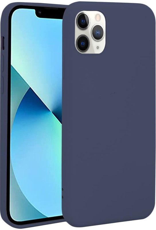 MBCASE Back Cover for Apple iPhone 11 Pro  (Blue, Silicon, Pack of: 1)