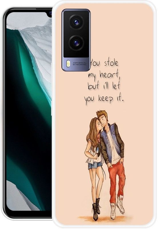 SUPER CASE Back Cover for Vivo V21e 5G  (Multicolor, Silicon)