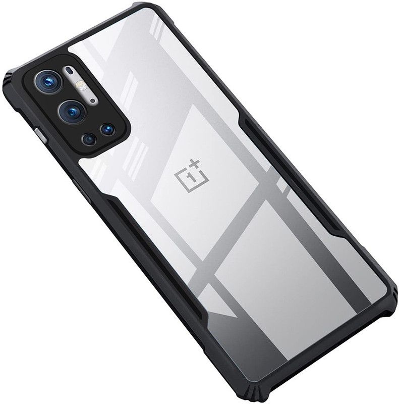 Nainz Back Cover for Oneplus 9 Pro  (Transparent, Grip Case, Pack of: 1)