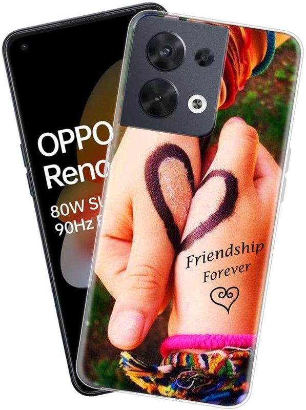Nainz Back Cover for OPPO Reno8 5G  (Multicolor, Grip Case, Silicon, Pack of: 1)
