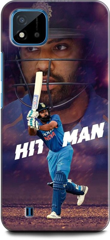 INDICRAFT Back Cover for Realme C11 2021, RMX3231 ROHIT SHARMA, CRICKETER, INDIAN, SPORTS  (Multicolor, Dual Protection, Pack of: 1)