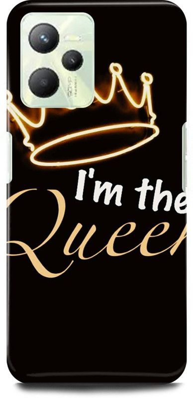 play fast Back Cover for Realme C35, RMX3511 QUEEN, RANI, PRINCESS  (Brown, Hard Case, Pack of: 1)