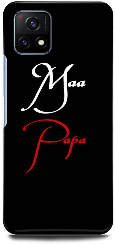 play fast Back Cover for Vivo Y72 5G, V2060 MOM, DAD, MAA, PAA, LOVE  (Black, Hard Case, Pack of: 1)
