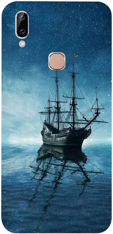 Golden Mask Back Cover for VivoY83 Pro Blue Ship  (Multicolor, Waterproof, Silicon, Pack of: 1)