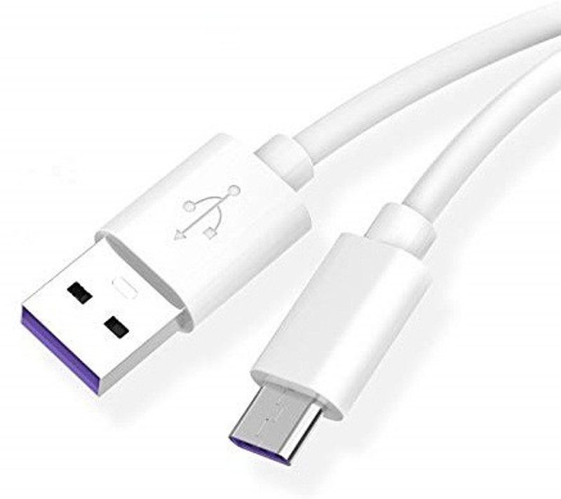 Wonder World USB Type C Cable 3.1 A 1.5 m Copper Braiding ™ Original Type C Reversible Super Speed Data Sync Charging Cable  (Compatible with Mobile Phones, Tablet, HDTV, Camcorder, DVD, TV, Spider White, One Cable)