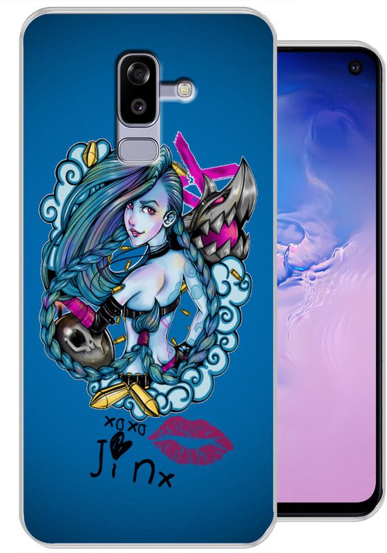 Allit Back Cover for Samsung Galaxy J8  (Multicolor, Silicon, Pack of: 1)