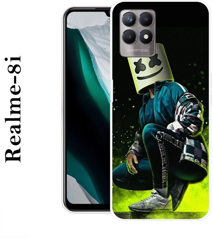 LOVETHINK Back Cover for Realme 8i  (Multicolor, Silicon)