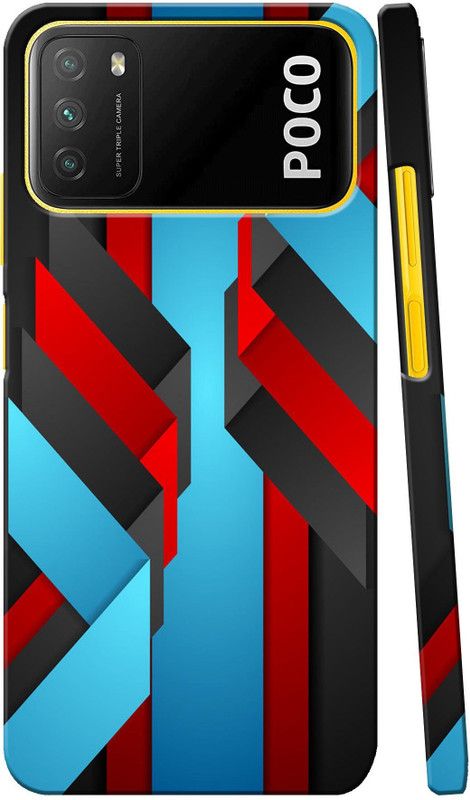 ADITI Designs Back Cover for Xiaomi Poco M3  (Multicolor, Dual Protection)