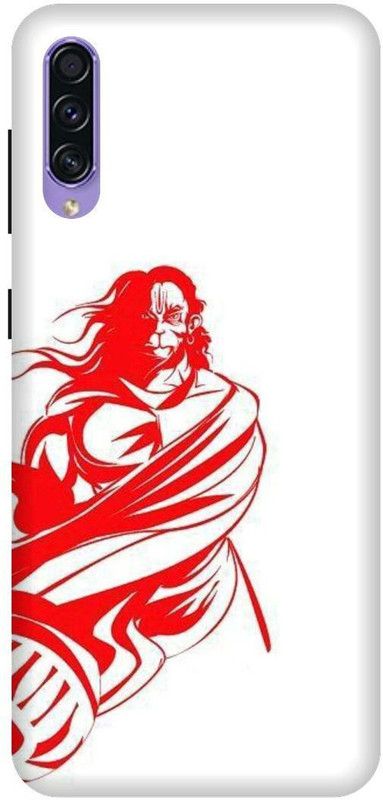 SSMORYA Back Cover for Samsung Galaxy A50s  (White, Red, Waterproof, Pack of: 1)