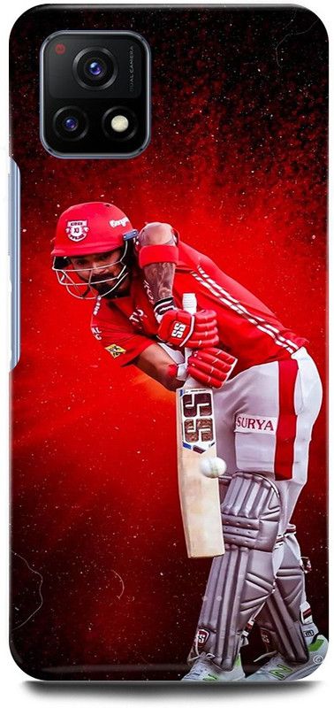 play fast Back Cover for Vivo Y72 5G, V2060 LOKESH, RAHUL, KL, RAHUL, INDIAN, PLAYER, KINGS, 11, PUNJAB  (Red, Hard Case, Pack of: 1)