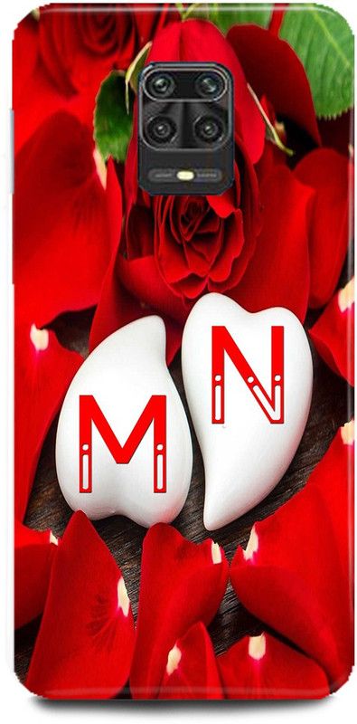MP ARIES MOBILE COVER Back Cover for Redmi Note 9 Pro Max,M Loves N Name,M Name, N Letter, Alphabet,M Love N NAME  (Multicolor, Hard Case, Pack of: 1)