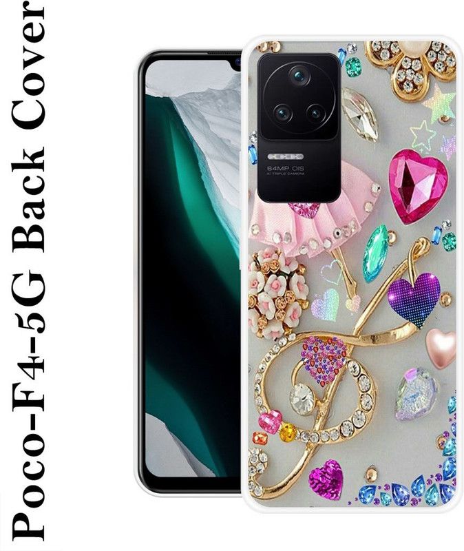 VITARO Back Cover for Poco F4 5G  (Multicolor, Grip Case, Silicon, Pack of: 1)