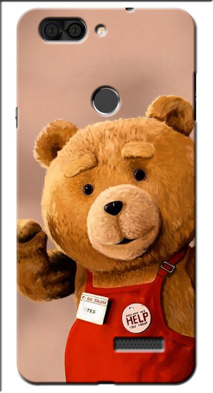 Allit Back Cover for InFocus Vision 3 Pro  (Multicolor, Silicon, Pack of: 1)
