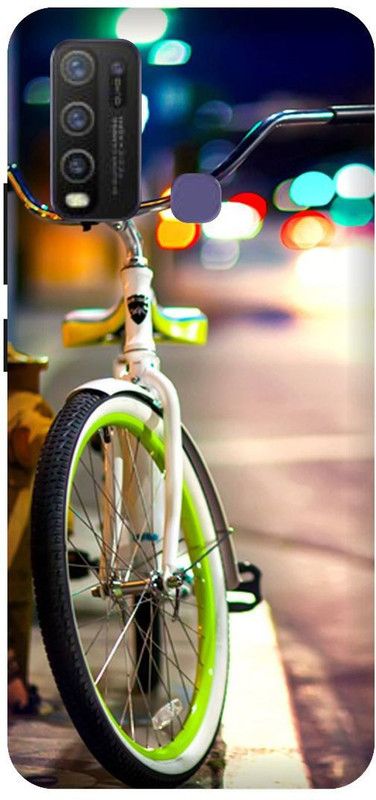 UMPRINT Back Cover for Vivo Y50 Cycle Photography Bike Printed Back Cover  (Multicolor, Hard Case, Pack of: 1)