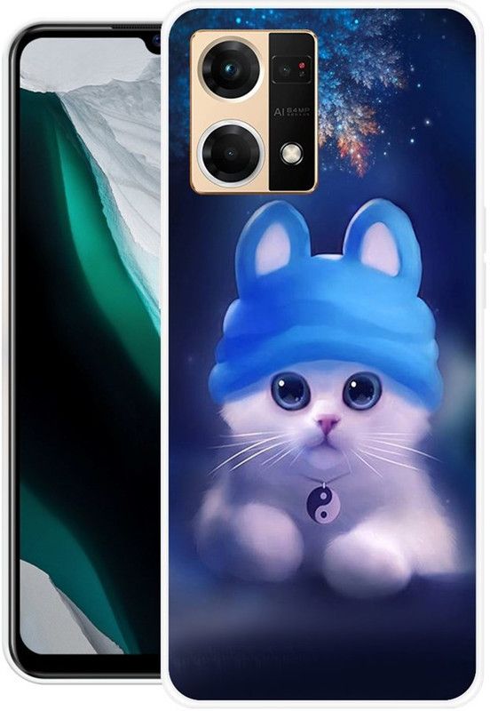 KUDI Back Cover for Oppo F21 Pro  (Multicolor, Grip Case, Silicon)