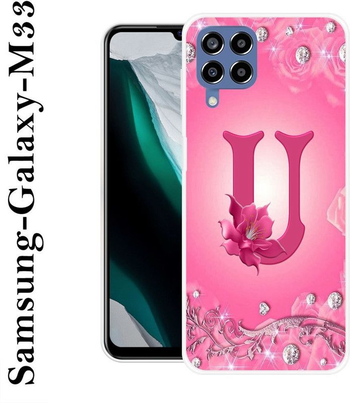 REDFLY Back Cover for Samsung Galaxy M33  (Pink, Grip Case, Silicon)